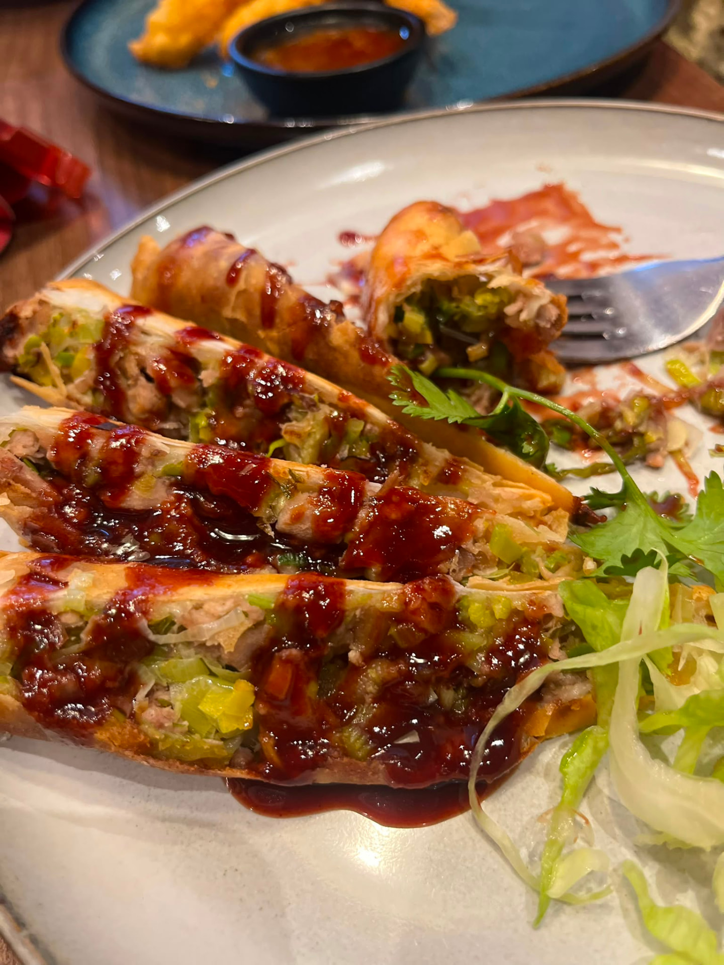 Crispy Duck Rolls