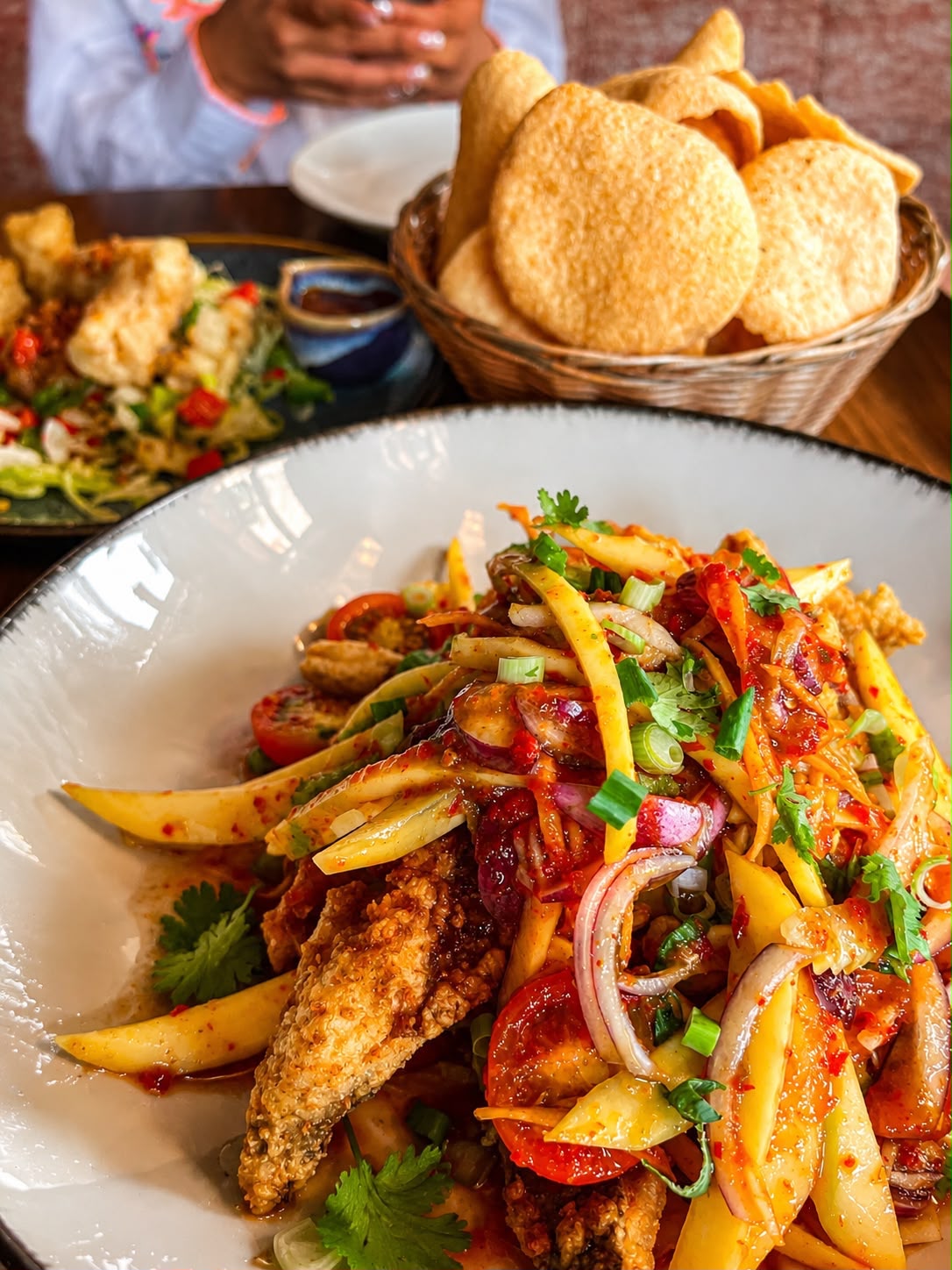 Spicy Mango & Sea Bream Salad